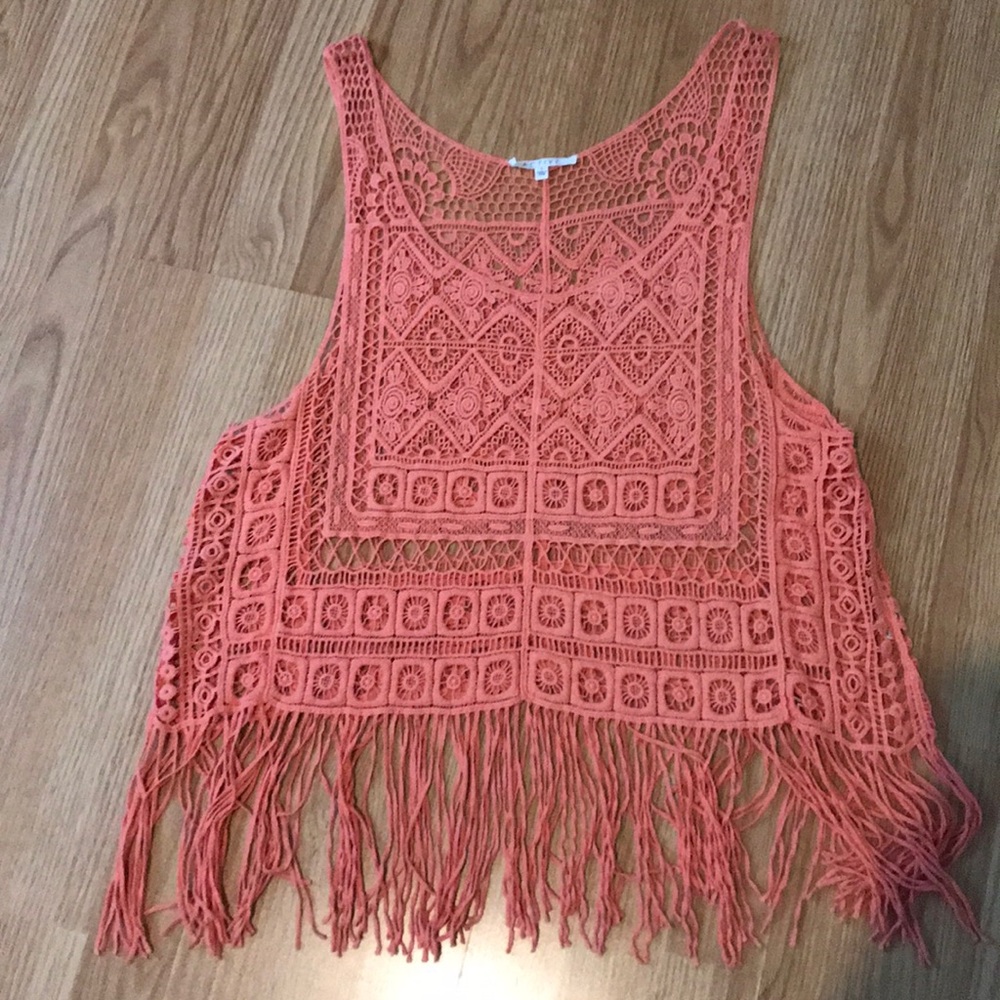 Crochet Coral Tank
